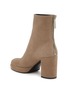  - SERGIO ROSSI - 75 Platform Suede Ankle Boots