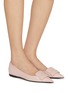 Figure View - Click To Enlarge - SERGIO ROSSI - SR1 Skimmer Leather Flats