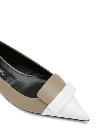 Detail View - Click To Enlarge - SERGIO ROSSI - SR1 Skimmer Leather Flats