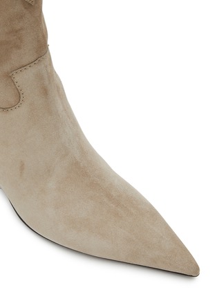 Detail View - Click To Enlarge - SERGIO ROSSI - Western 60 Suede Boots