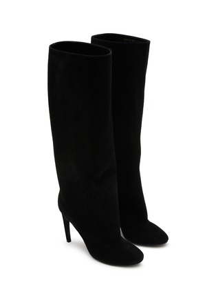 Detail View - Click To Enlarge - SERGIO ROSSI - 90 Suede Tall Boots