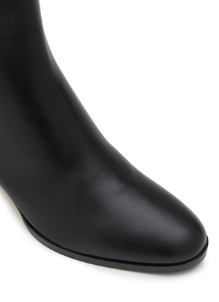 Detail View - Click To Enlarge - SERGIO ROSSI - 45 Leather Ankle Boots