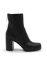 Main View - Click To Enlarge - SERGIO ROSSI - 75 Platform Leather Ankle Boots