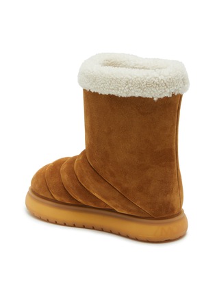  - MONCLER - Gaia Pocket Mid Snow Suede Shearling Boots