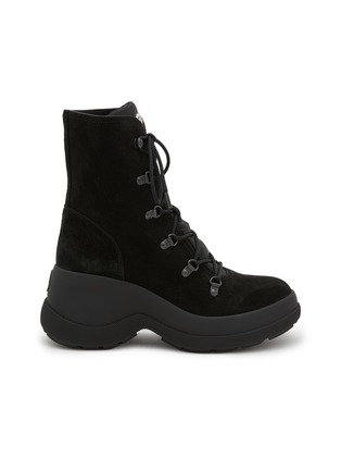 Main View - Click To Enlarge - MONCLER - Resile Trek 70 Suede Ankle Boots