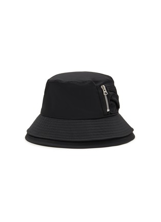 Main View - Click To Enlarge - SACAI - Nylon Twill Pocket Double Brim Hat