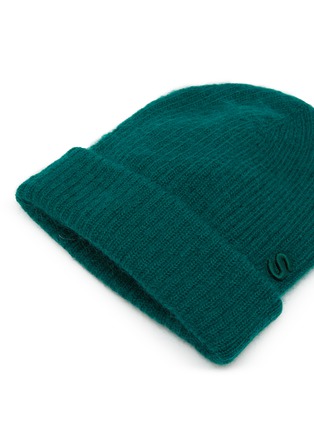 Detail View - Click To Enlarge - SACAI - Embroidered S Mohair Beanie