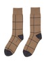 Main View - Click To Enlarge - SACAI - Gridline Cotton Windowpane Socks