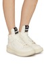 Figure View - Click To Enlarge - RICK OWENS DRKSHDW - x ConverseTurbowrpn High Top Women's Leather Sneakers