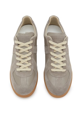 Detail View - Click To Enlarge - MAISON MARGIELA - Replica Suede Leather Sneakers