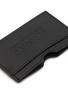 Detail View - Click To Enlarge - MM6 MAISON MARGIELA - Numeric Logo Embossed Leather Cardholder