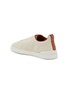  - ERMENEGILDO ZEGNA - Triple Stitch Low Top Cotton Leather Sneakers