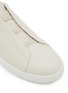 Detail View - Click To Enlarge - ERMENEGILDO ZEGNA - Triple Stitch Low Top Leather Sneakers