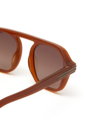 Detail View - Click To Enlarge - ERMENEGILDO ZEGNA - Aurora II Acetate Sunglasses