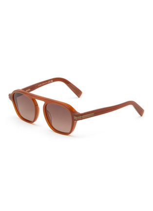 Main View - Click To Enlarge - ERMENEGILDO ZEGNA - Aurora II Acetate Sunglasses