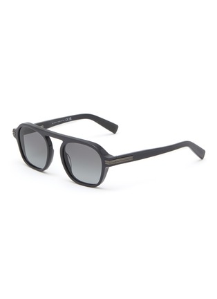 Main View - Click To Enlarge - ERMENEGILDO ZEGNA - Aurora II Acetate Sunglasses