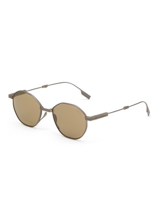 Main View - Click To Enlarge - ERMENEGILDO ZEGNA - Metal Foldable Sunglasses