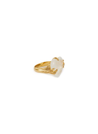 Main View - Click To Enlarge - GOOSSENS - Coeur Précieux Heart Gold-Plated Ring