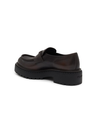  - PRADA - Double Chocolate Penny Loafers