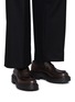 Figure View - Click To Enlarge - PRADA - Double Chocolate Penny Loafers