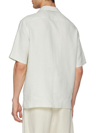 Back View - Click To Enlarge - ZEGNA - Oasi Lino Shirt