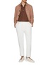 Figure View - Click To Enlarge - ZEGNA - Button Up Oasi Lino Chore Jacket