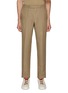 Main View - Click To Enlarge - ZEGNA - Elastic Waist Oasi Lino Pants