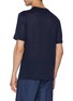 Back View - Click To Enlarge - ZEGNA - Crewneck Yarn Dyed T-shirt