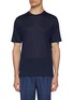 Main View - Click To Enlarge - ZEGNA - Crewneck Yarn Dyed T-shirt