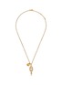 Main View - Click To Enlarge - GOOSSENS - Eye 24K Gold Plated Brass Freshwater Pearl Necklace