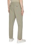 Back View - Click To Enlarge - BRUNELLO CUCINELLI - Dyed Gabardine Cotton Gurkha Pants