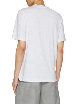 Back View - Click To Enlarge - BRUNELLO CUCINELLI - Crewneck Cotton T-Shirt