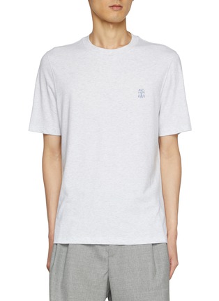 Main View - Click To Enlarge - BRUNELLO CUCINELLI - Crewneck Cotton T-Shirt