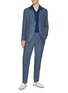 Figure View - Click To Enlarge - BRUNELLO CUCINELLI - Elasticated Waistband Linen Pants