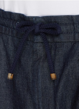  - BRUNELLO CUCINELLI - Drawstring Dyed Denim Harem Pants