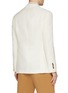 Back View - Click To Enlarge - BRUNELLO CUCINELLI - Single Breasted Linen Silk Wool Cotton Blazer