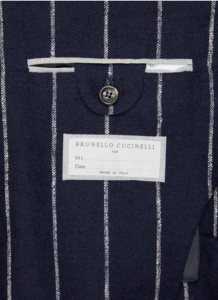  - BRUNELLO CUCINELLI - Double Breasted Pinstripe Blazer