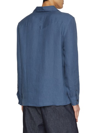 Back View - Click To Enlarge - BRUNELLO CUCINELLI - Camp Hemp Shirt