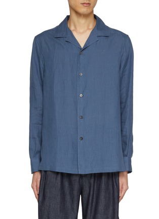 Main View - Click To Enlarge - BRUNELLO CUCINELLI - Camp Hemp Shirt