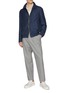 Figure View - Click To Enlarge - BRUNELLO CUCINELLI - Water Resistant Wool Linen Silk Ramie Bomber Jacket