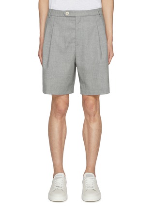 Main View - Click To Enlarge - BRUNELLO CUCINELLI - Wool Bermuda Shorts