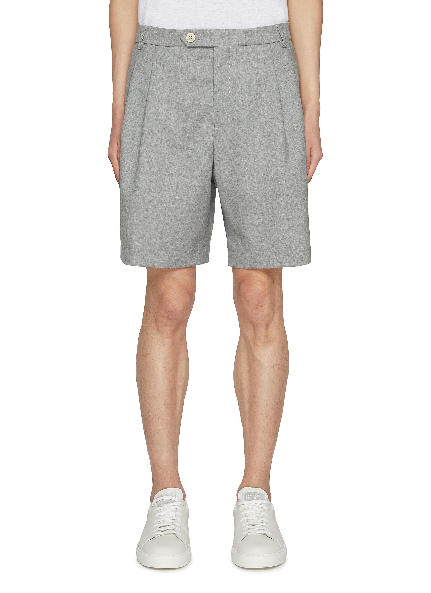 ショートパンツ BRUNELLO CUCINELLI STRIPED KNIT BERMUDA Brunello Cucinelli Striped Knit Bermuda | italist