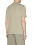 Back View - Click To Enlarge - BRUNELLO CUCINELLI - Slogan Cotton T-Shirt