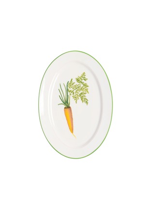 Main View - Click To Enlarge - &K AMSTERDAM - Carrot Motif Bone China Plate