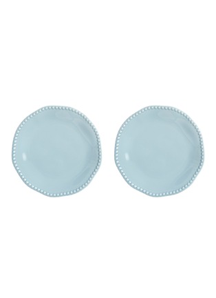 Main View - Click To Enlarge - &K AMSTERDAM - Perle Plate Set of 2 — Blue