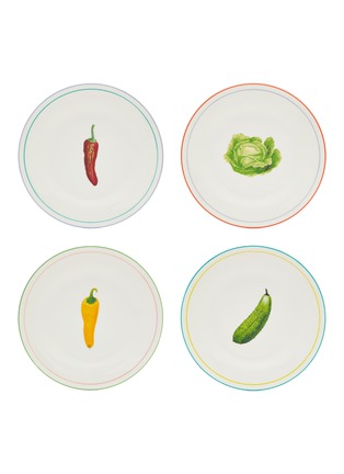 Main View - Click To Enlarge - &K AMSTERDAM - Large Vegetable Plate — Set Of 4