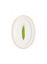 Main View - Click To Enlarge - &K AMSTERDAM - Pea Motif Bone China Plate