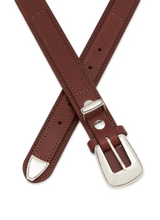 Detail View - Click To Enlarge - LEMAIRE - Minimal Leather Western Belt