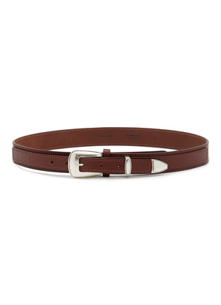 Main View - Click To Enlarge - LEMAIRE - Minimal Leather Western Belt