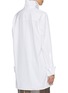 Back View - Click To Enlarge - MM6 MAISON MARGIELA - High Collar Long Sleeve Shirt